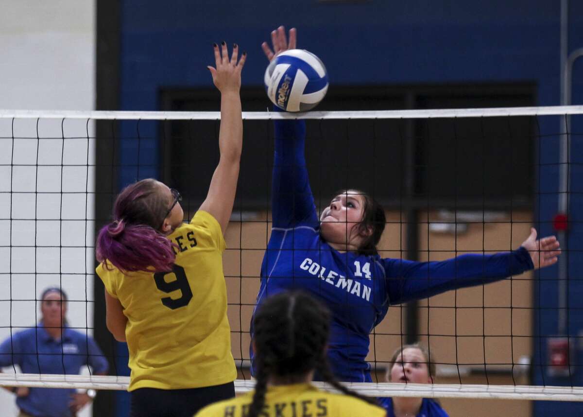 Coleman vs. Breckenridge volleyball Oct. 3, 2017
