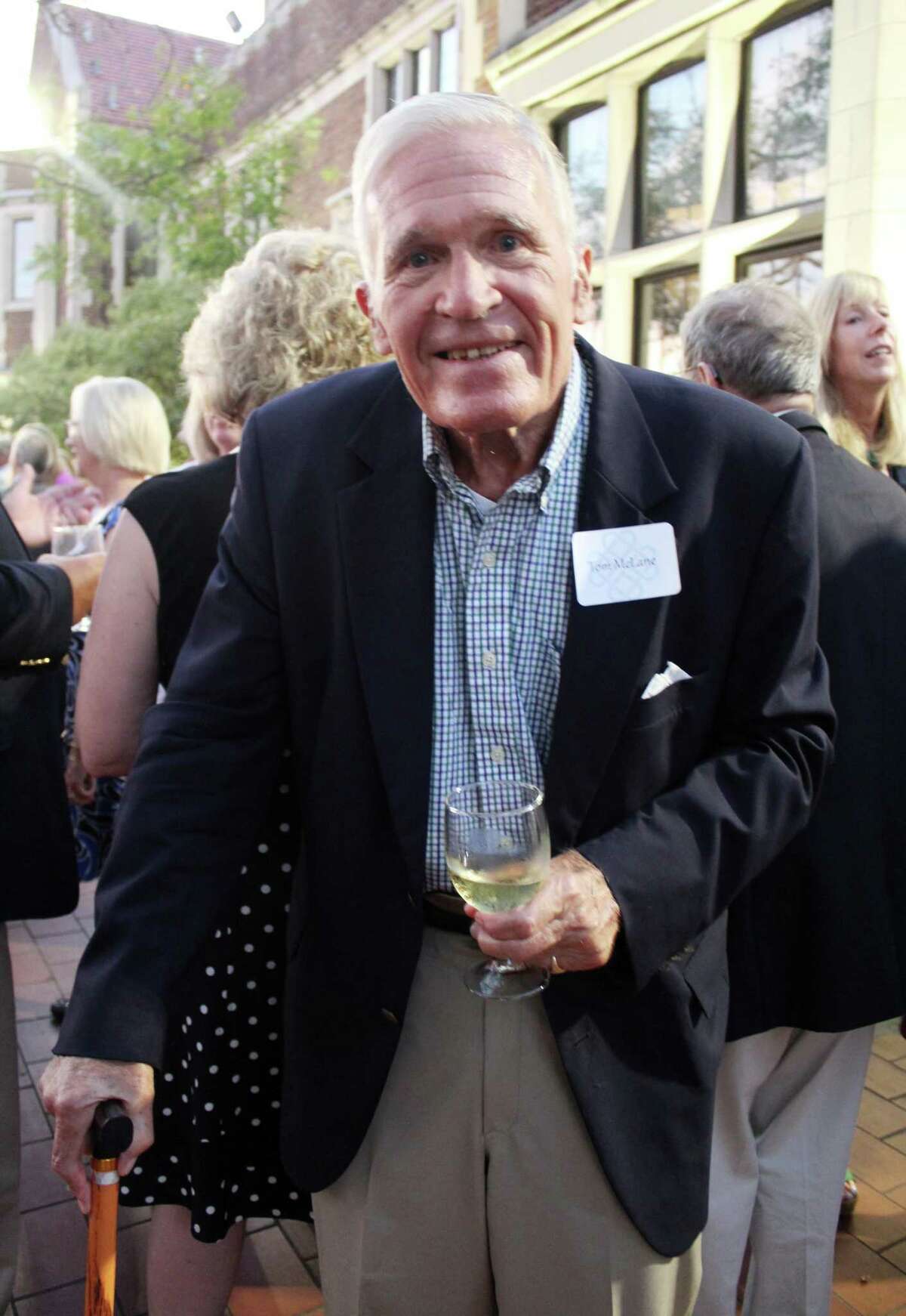 Tom McLane, one of the founding members of the New Canaan Community Foundation, at the Foundation's 40th anniversary celebration in Waveny Park in New Canaan, Conn. on Sept. 26, 2017