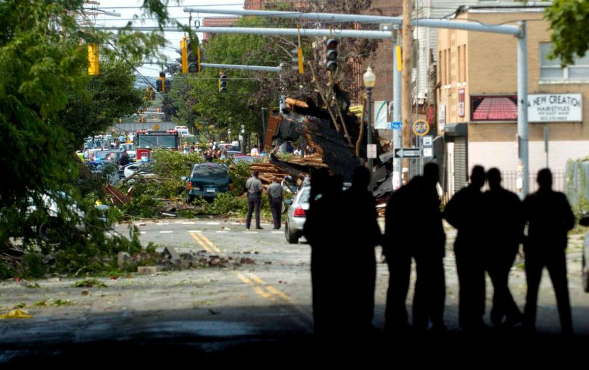 Possible tornado wallops Bridgeport, region