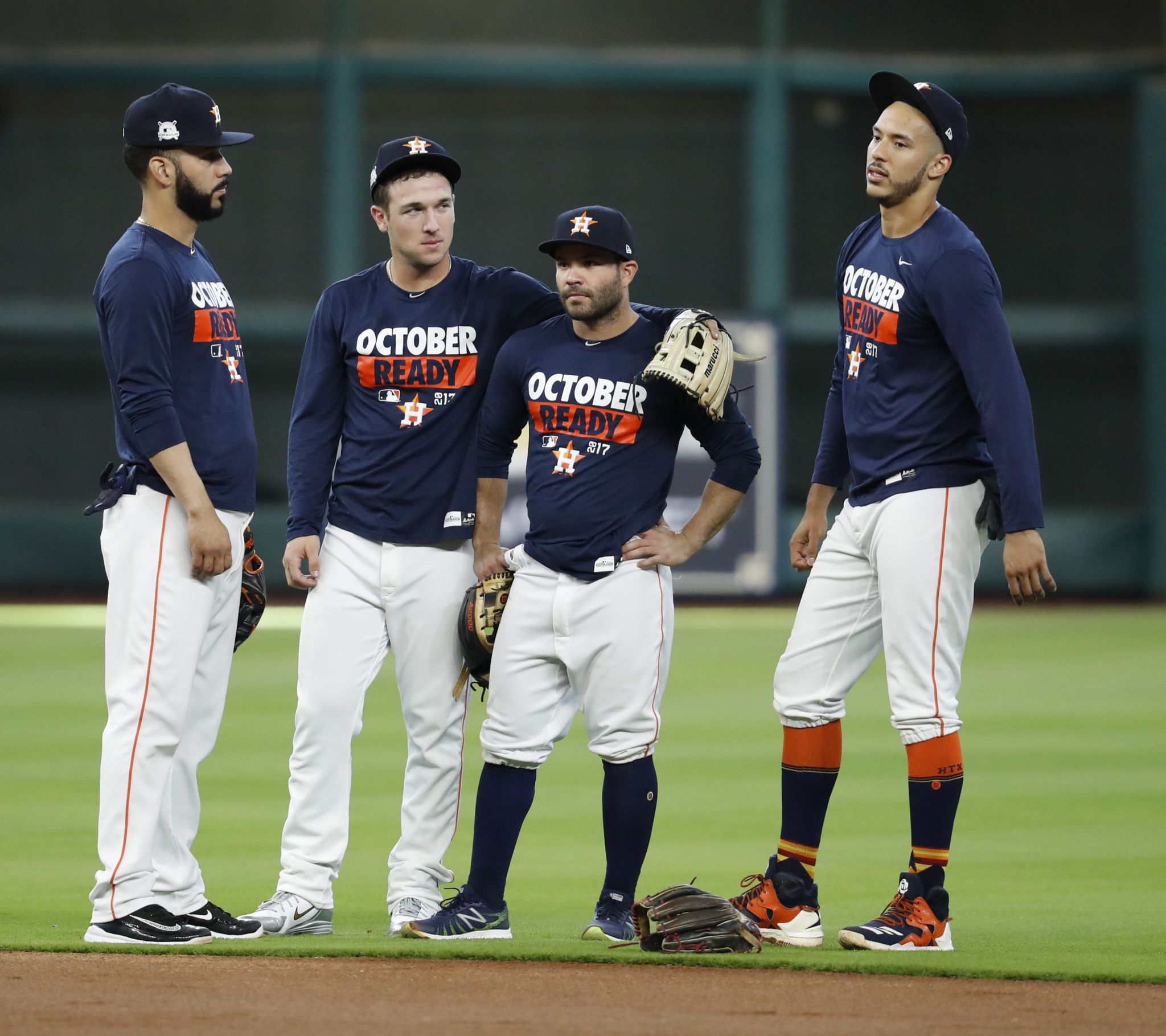 Jackie Bradley Jr.'s three-run home run got a little help from Josh Reddick