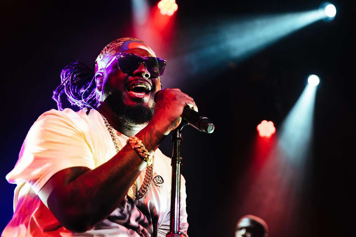 T-Pain performs during his Acoustic Tour at The Independent in San Francisco, Calif. Wednesday, October 4, 2017.