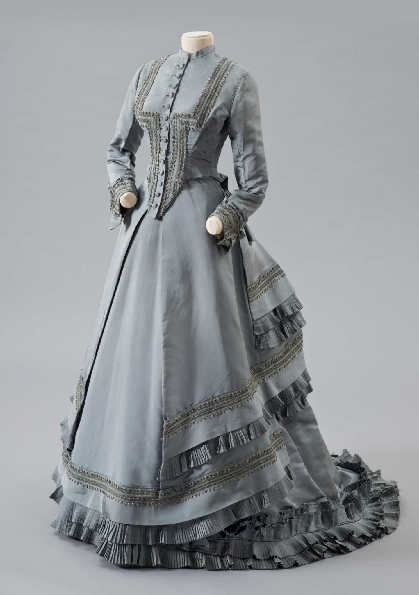 grey victorian dress