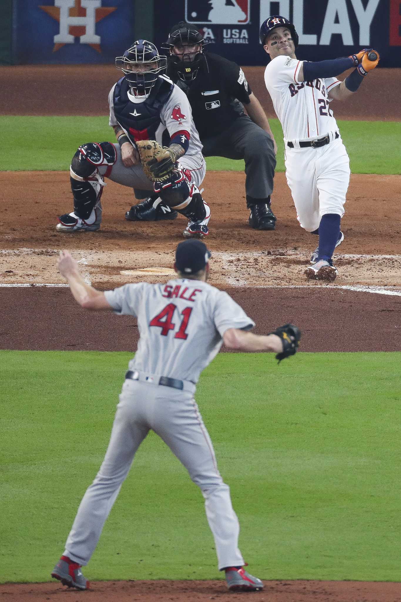 Jose Altuve's HISTORIC homer extends Astros lead! (Hit 22nd career  postseason HR, 2nd most EVER!) 