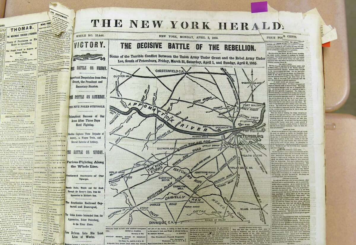 Hot off the old press 1865 newspapers captivate