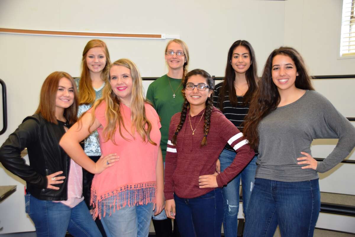 Plainview High School sopranos and altos selected to the All-Region Choir include Allyson Solis (front left), Emily Franklin, Magy Hernandez, Erin Wilkinson, Lainie Nelson (back left), Camarie Henerson and Gillian Gonzales.