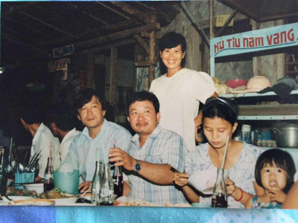 Family photos of the Tran family