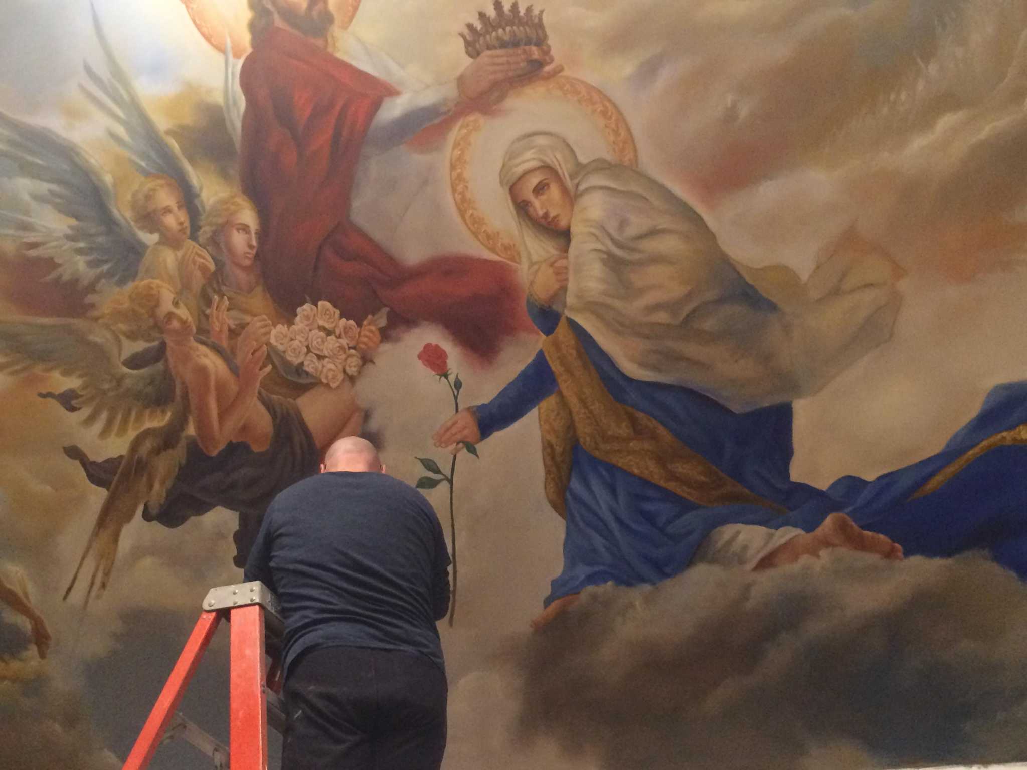 Mini Sistine Chapel Takes Shape In Ansonia Connecticut Post