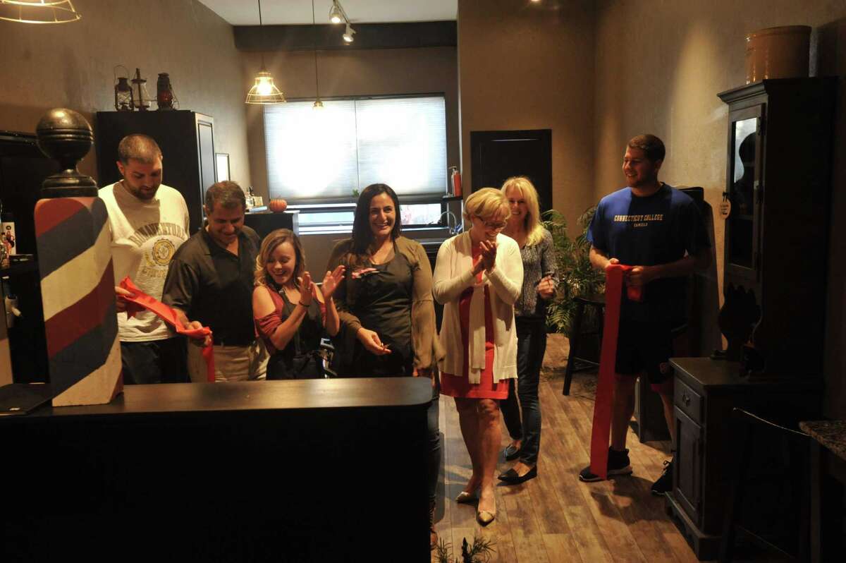 Staches and Lashes hair salon celebrated in Torrington