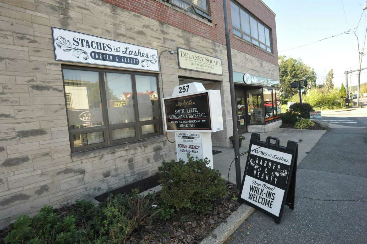 Staches and Lashes hair salon celebrated in Torrington