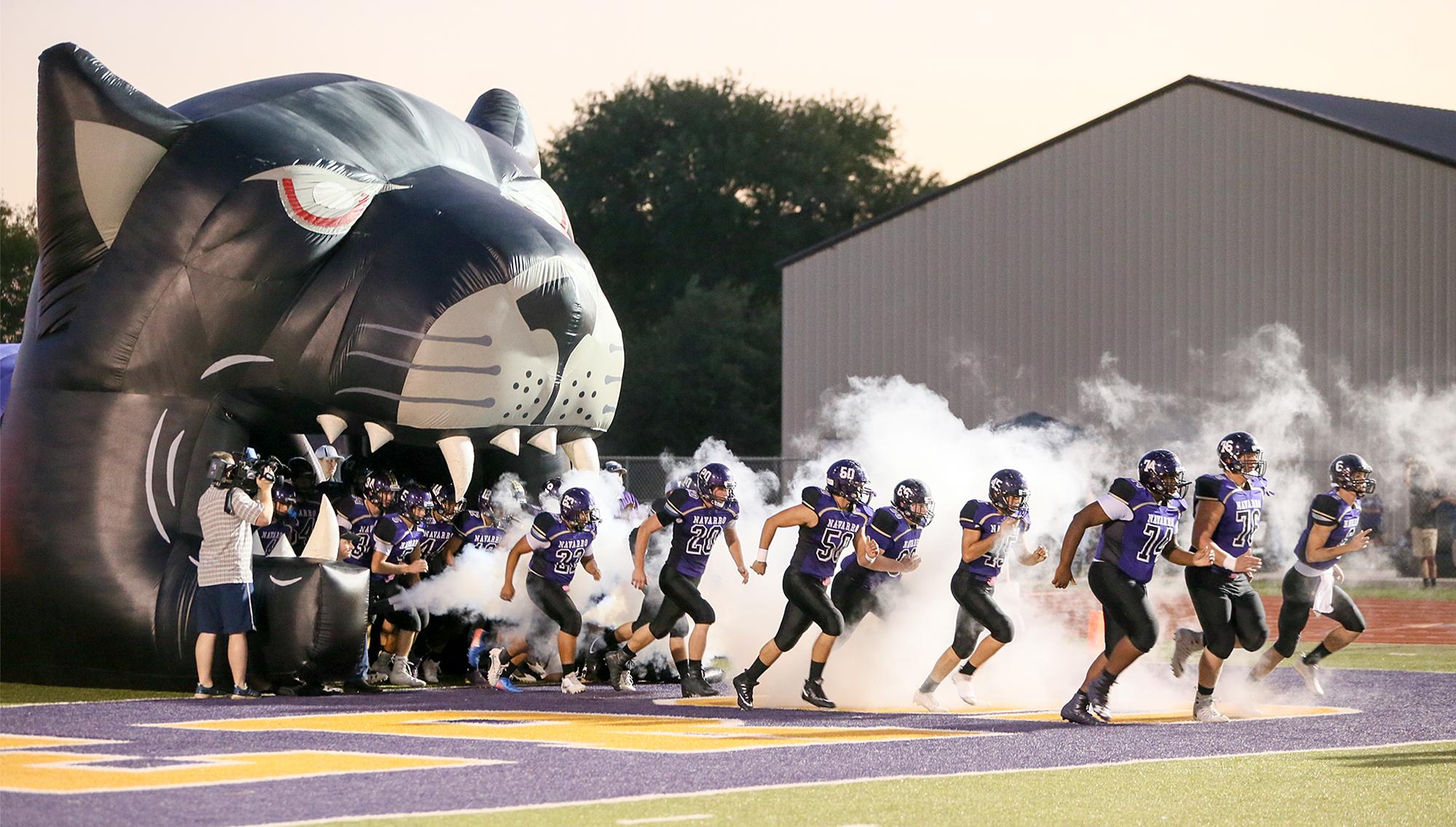 Bellaire High School's Inflatable Cardinal Sports Tunnel