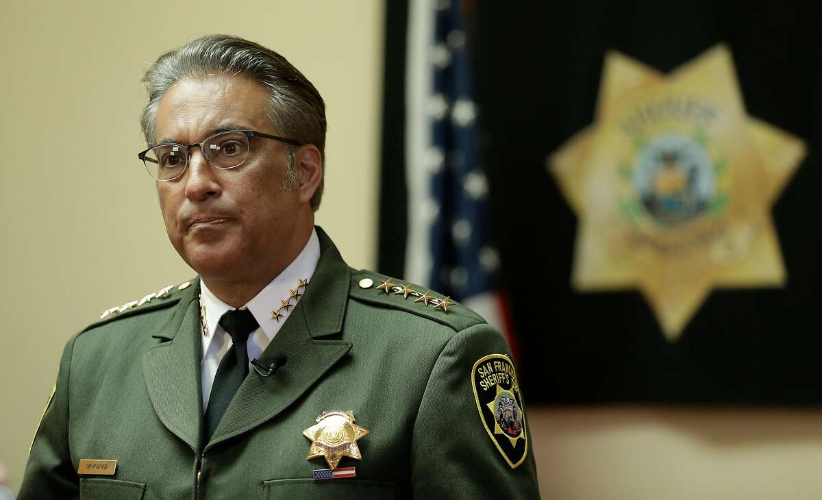 On July 6, 2015, then San Francisco Sheriff Ross Mirkarimi fields questions during an interview.