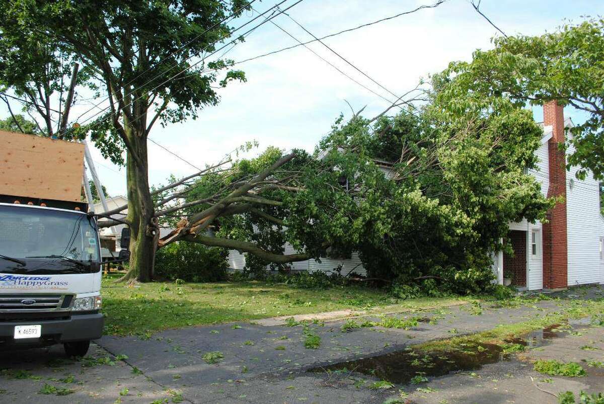Possible tornado wallops Bridgeport, region