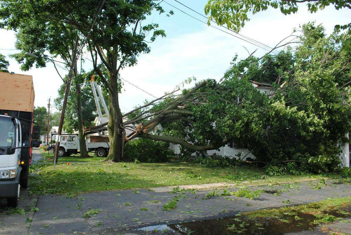 Possible tornado wallops Bridgeport, region