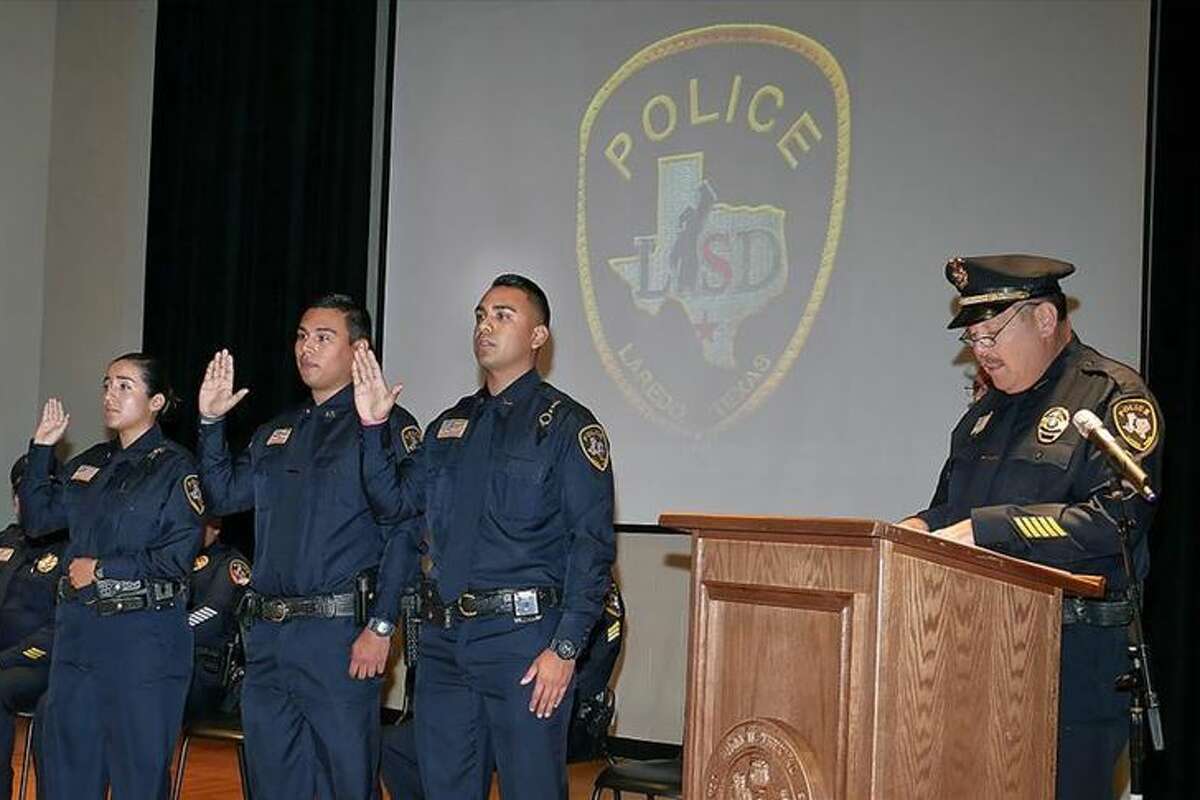 New Laredo ISD police officers sworn in