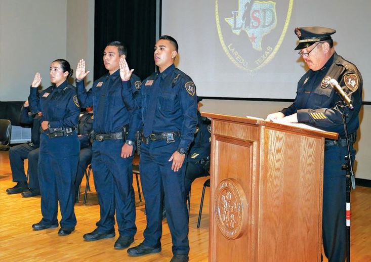 New Laredo ISD Police Officers Sworn In