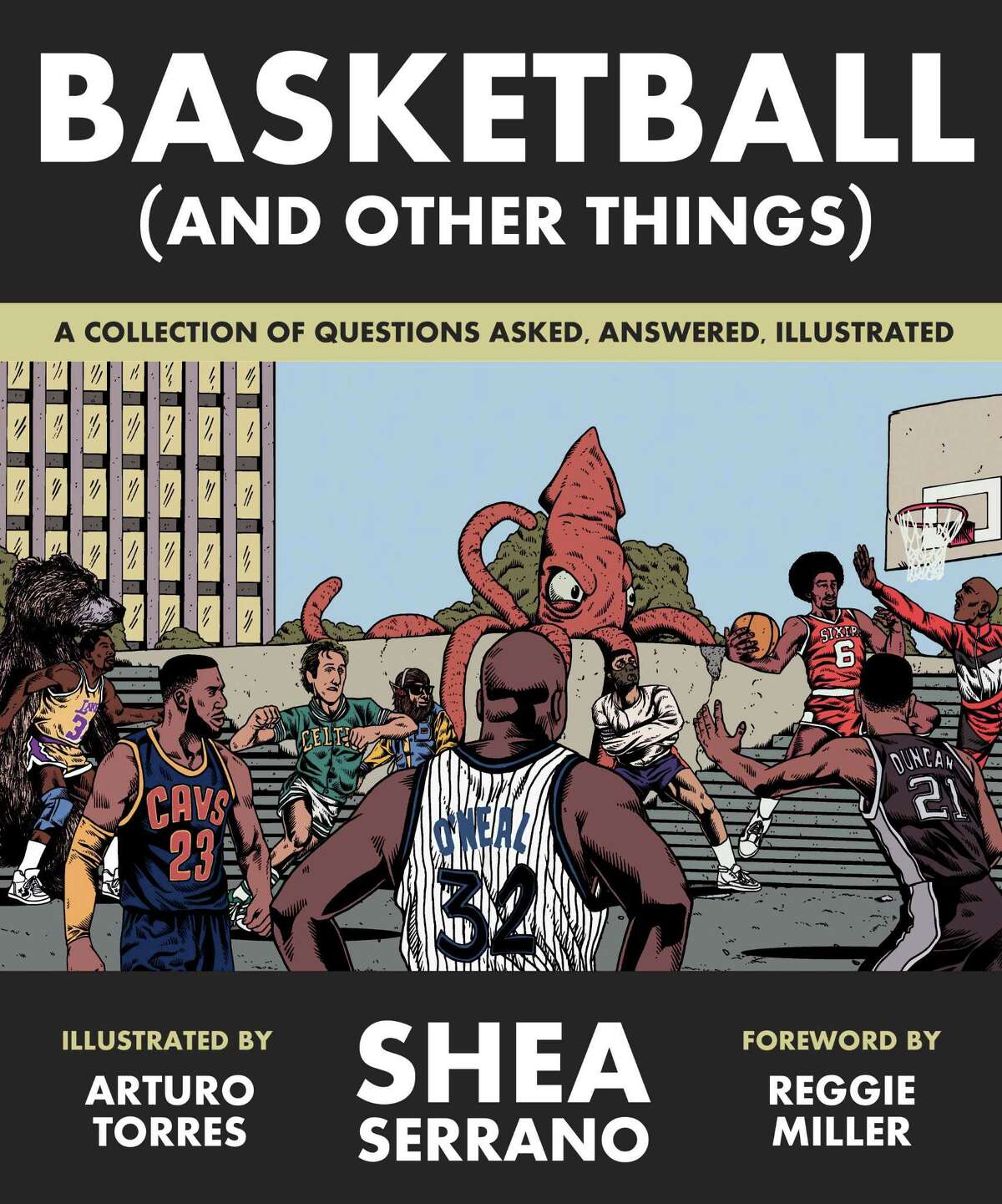 Shea Serrano's previous book, the best-selling 'Basketball (And Other Things),' also featured art by Arturo Torres. Serrano's new book, 'Movies (And Other Things)' is the second in the '(And Other Things)' series.