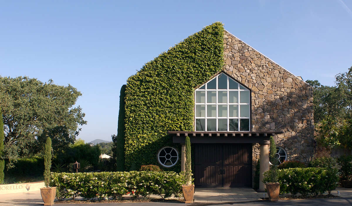 A view of the Signorello Vineyard's winery building in Napa, Calif.