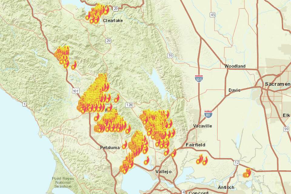 North Bay fires at a glance: Areas being evacuated