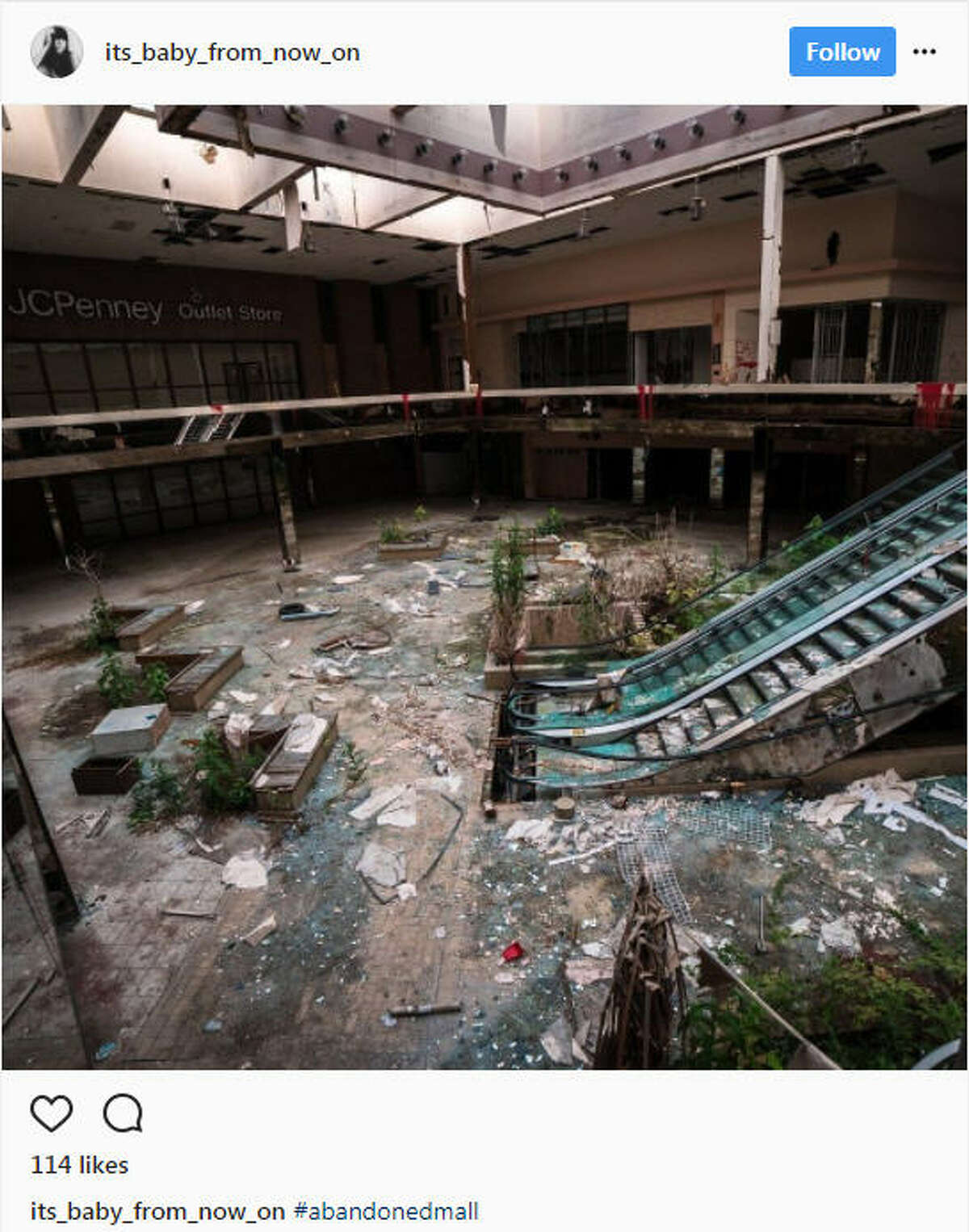 See what the inside of Northwest Mall looks like as it awaits its fate