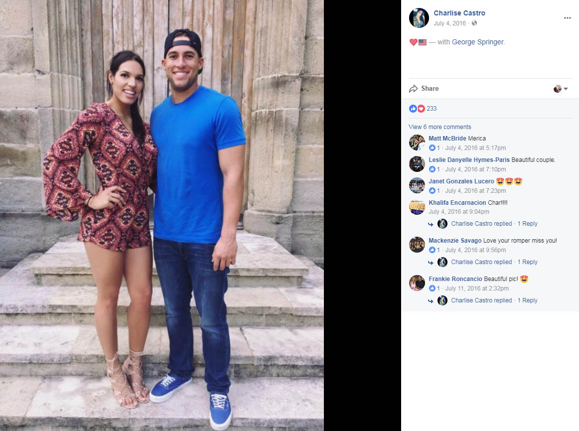 Real Wedding of Charlise Castro + George Springer III - Inside Weddings