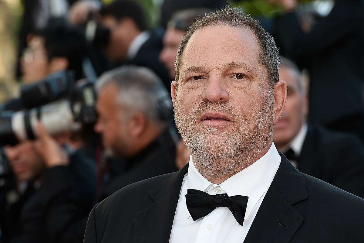 This file photo taken on May 22, 2015 shows Harvey Weinstein arriving for the screening of the film "The Little Prince" at the 68th Cannes Film Festival in Cannes.