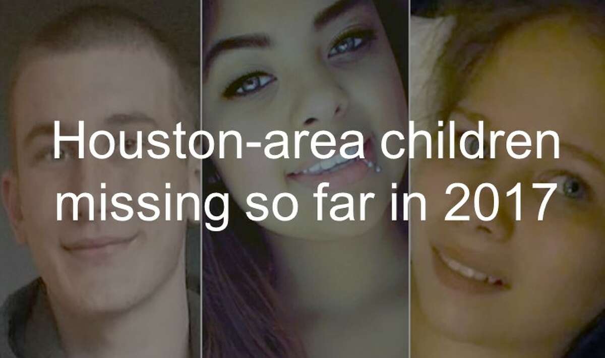 See Houston-area children who have been reported missing so far in 2017 up ahead.