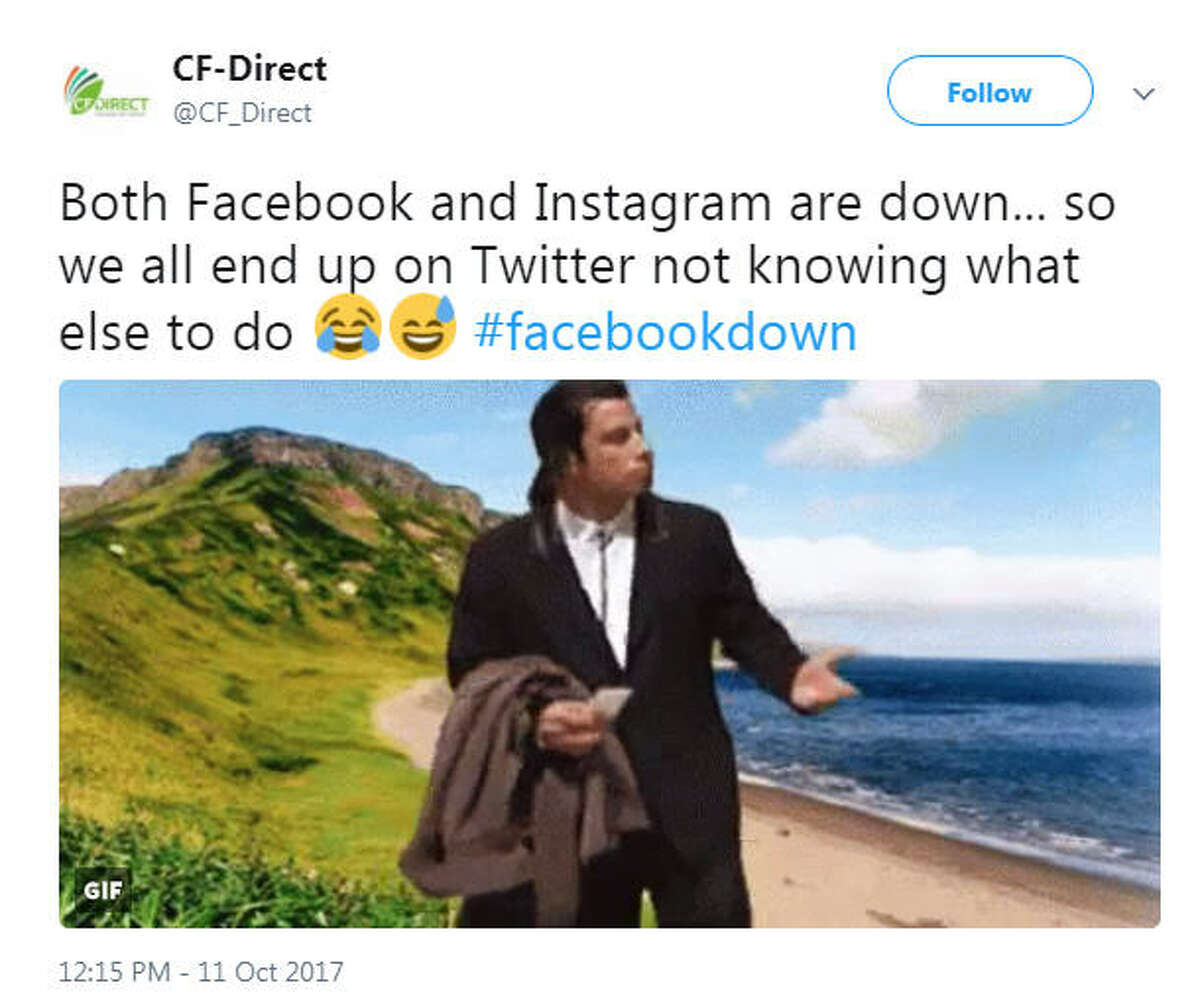 Facebook and Instagram are down, inspiring memes on Twitter