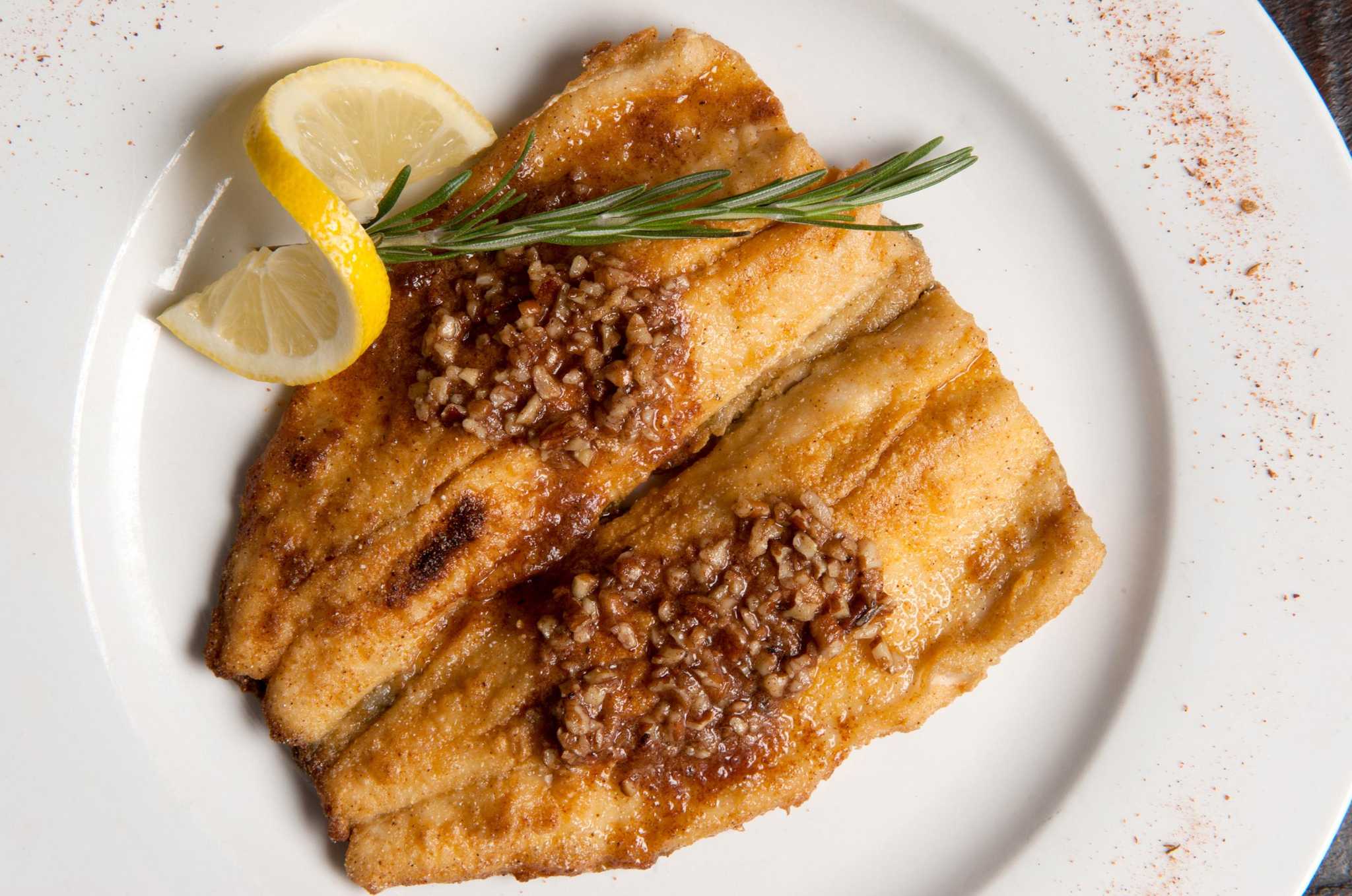 Recipe Pan Fried Trout with Pecan Butter