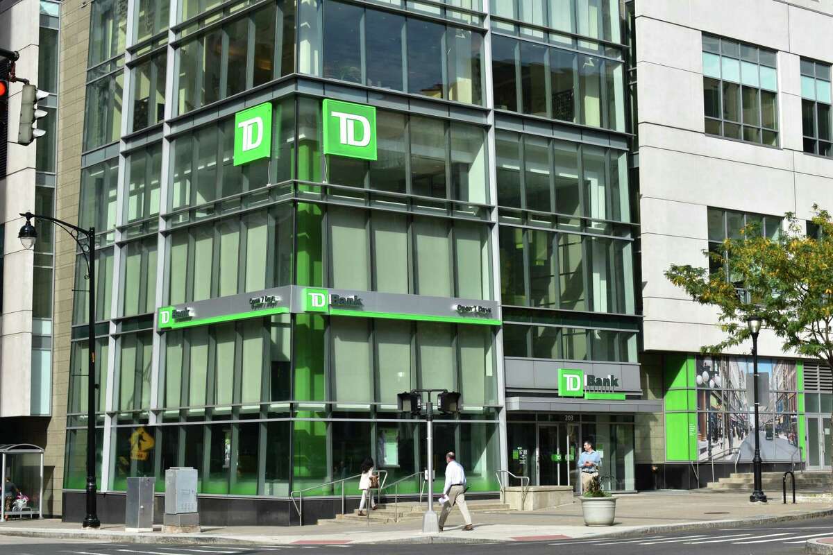 A TD Bank branch in downtown Hartford, Conn., on Oct. 11, 2017. In the 2017 fiscal year ending Sept. 30, TD Bank issued 83 loans guaranteed under the 7(a) program of the Small Business Administration, the most of any bank in Connecticut.