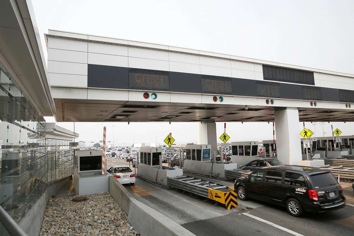 Bay Bridge toll booth on Wednesday, October 11, 2017, in San Francisco, Calif.