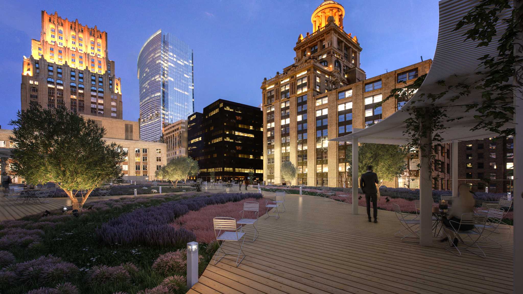Capitol Tower to have 'floating' sky park with downtown views - Houston Chronicle