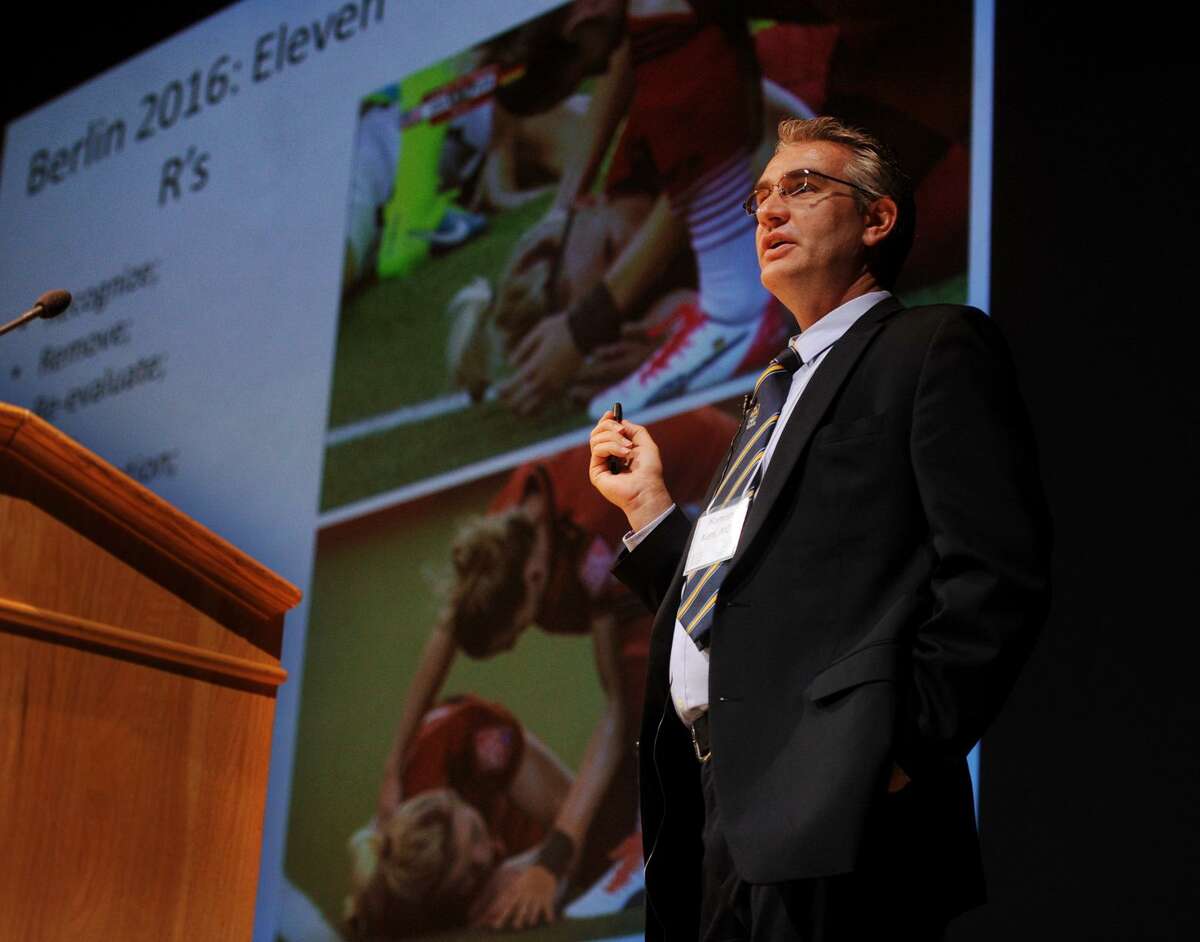 Doctor spotlights concussions at conference