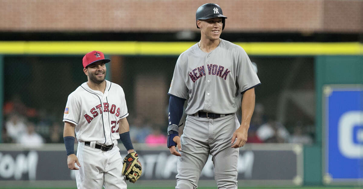 Astros' Jose Altuve and Yankees' Aaron Judge drive two of AL's top