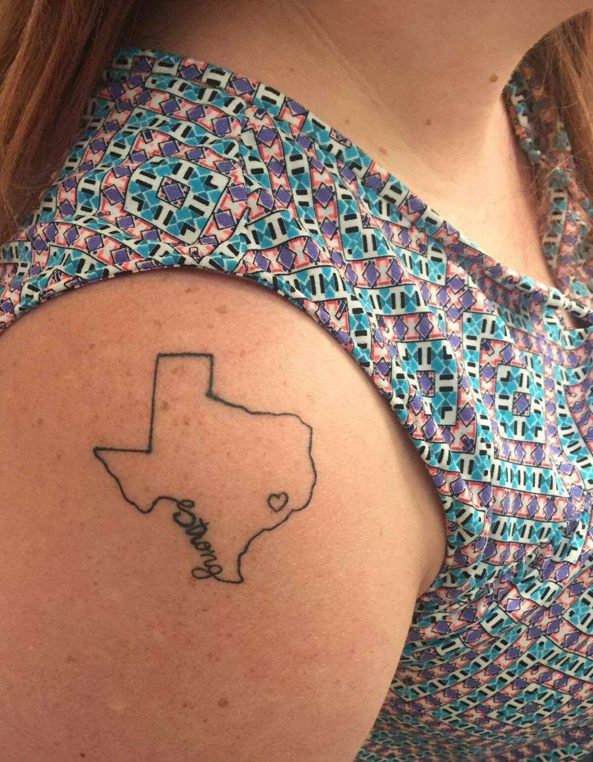 Tattooing Texas Strong