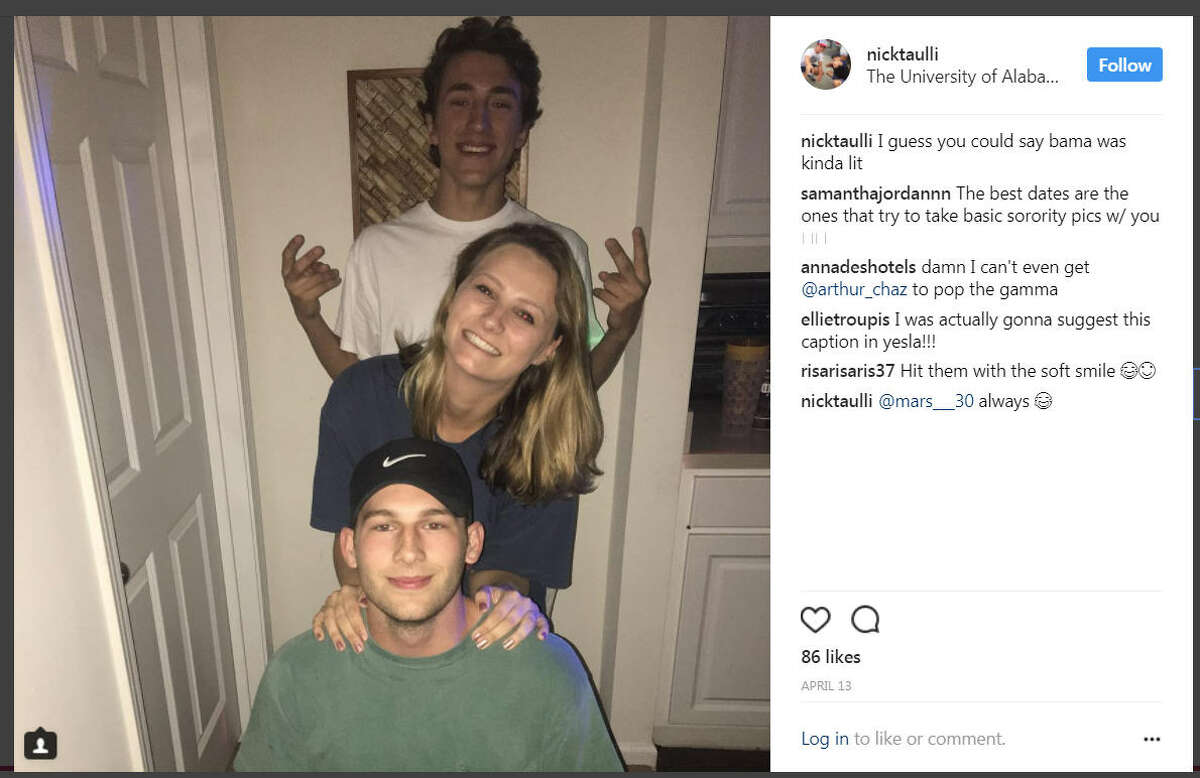 Nicholas Taulli, of Cypress, Texas, turned himself in to authorities on Wednesday in connection to the death of an 18-year-old fraternity pledge at Louisiana State University.