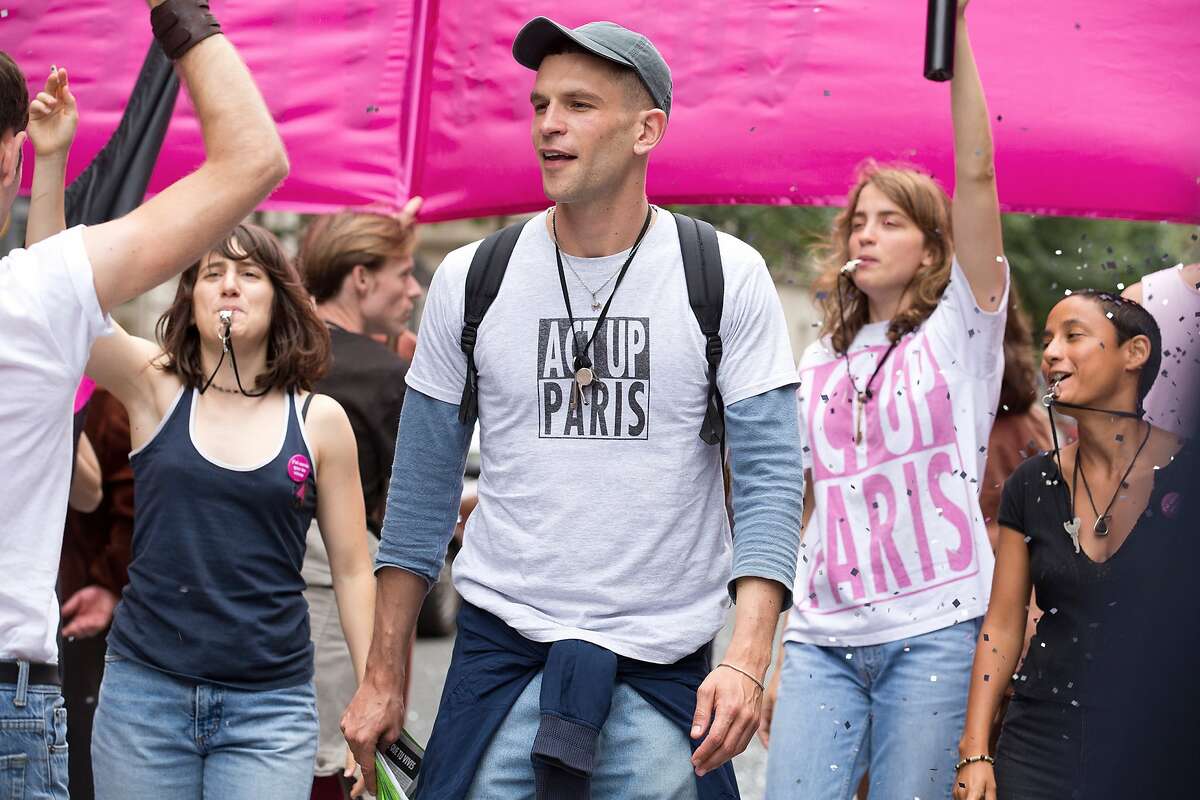 L-R: Ad�le Haenel, Arnaud Valois, Alo�se Sauvage in a scene from "BPM (Beats Per Minute)," opening at Bay Area theaters on Friday, Oct. 27. Photo courtesy of TIFF.