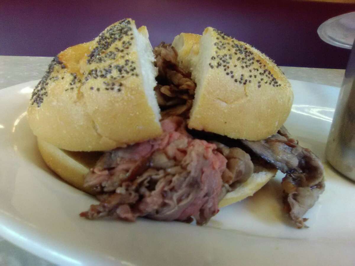 A roast beef sandwich at S&S Dugout in Fairfield.