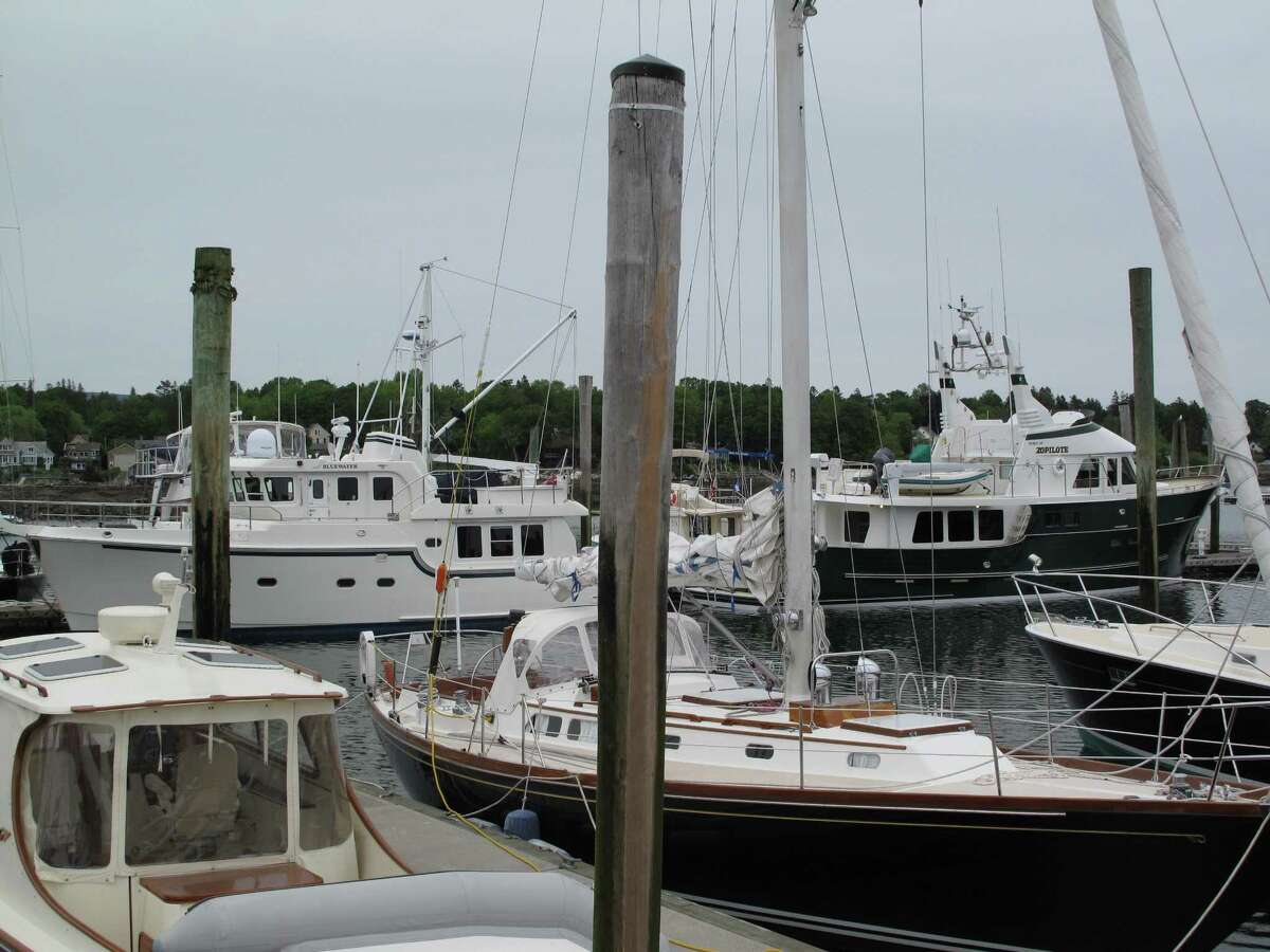 Different boats for different folks in Southwest Harbor, Maine.