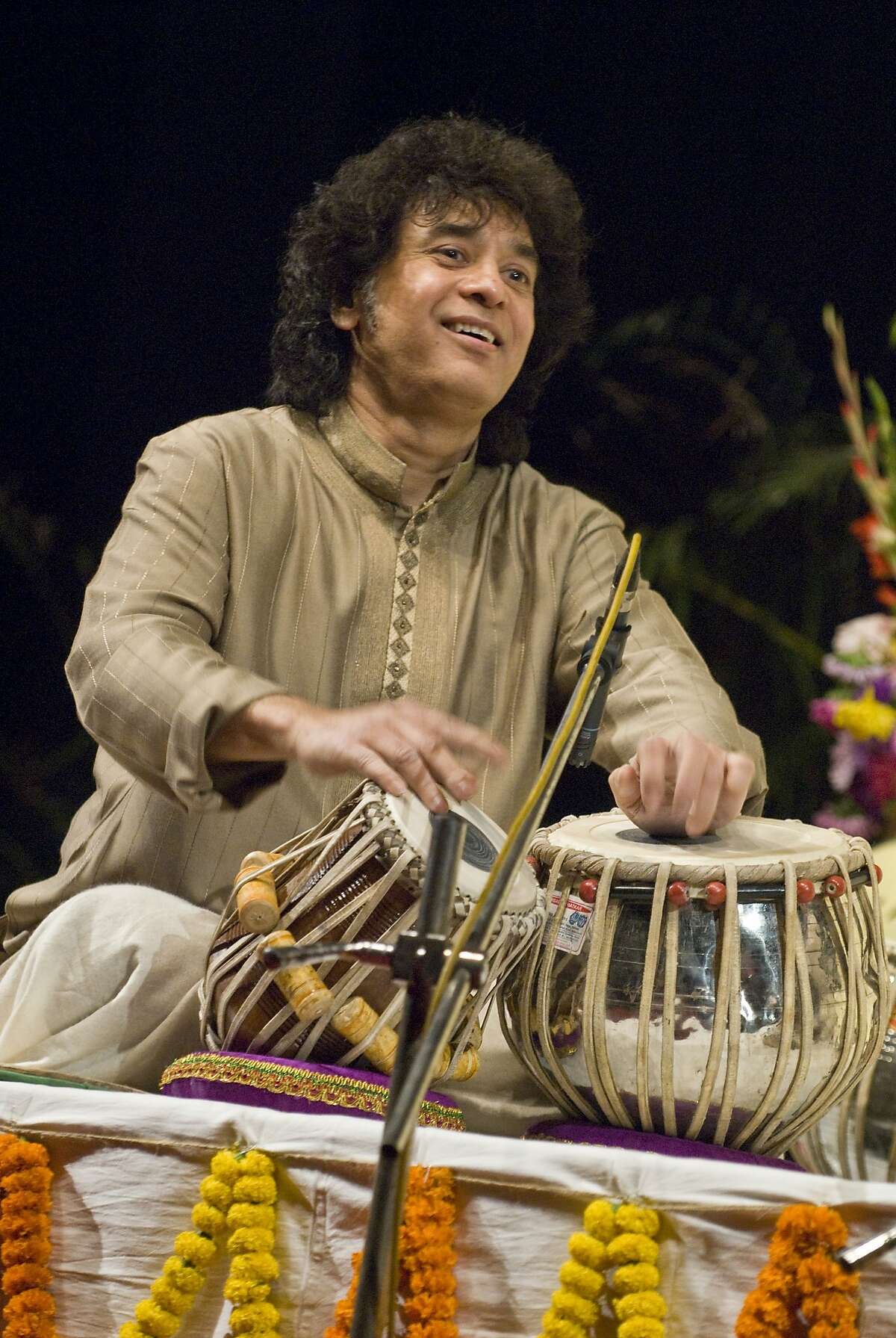 Tabla virtuoso Zakir Hussain leads his Crosscurrents ensemble, featuring prominent jazz and Indian musicians, at SFJAZZ on Friday-Sunday, Oct. 20-22.