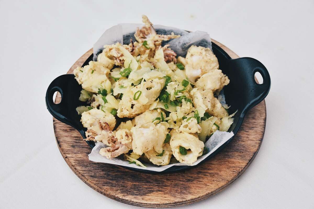 Damian's Cucina Italiana is launching happy hour for the first time in 34 years. The new "aperitivo" happy hour begins Oct. 16 and runs weekdays from 4 to 6:30 p.m. with a lite bites menu and specialty cocktails. Shown: Calamari Tartufato.