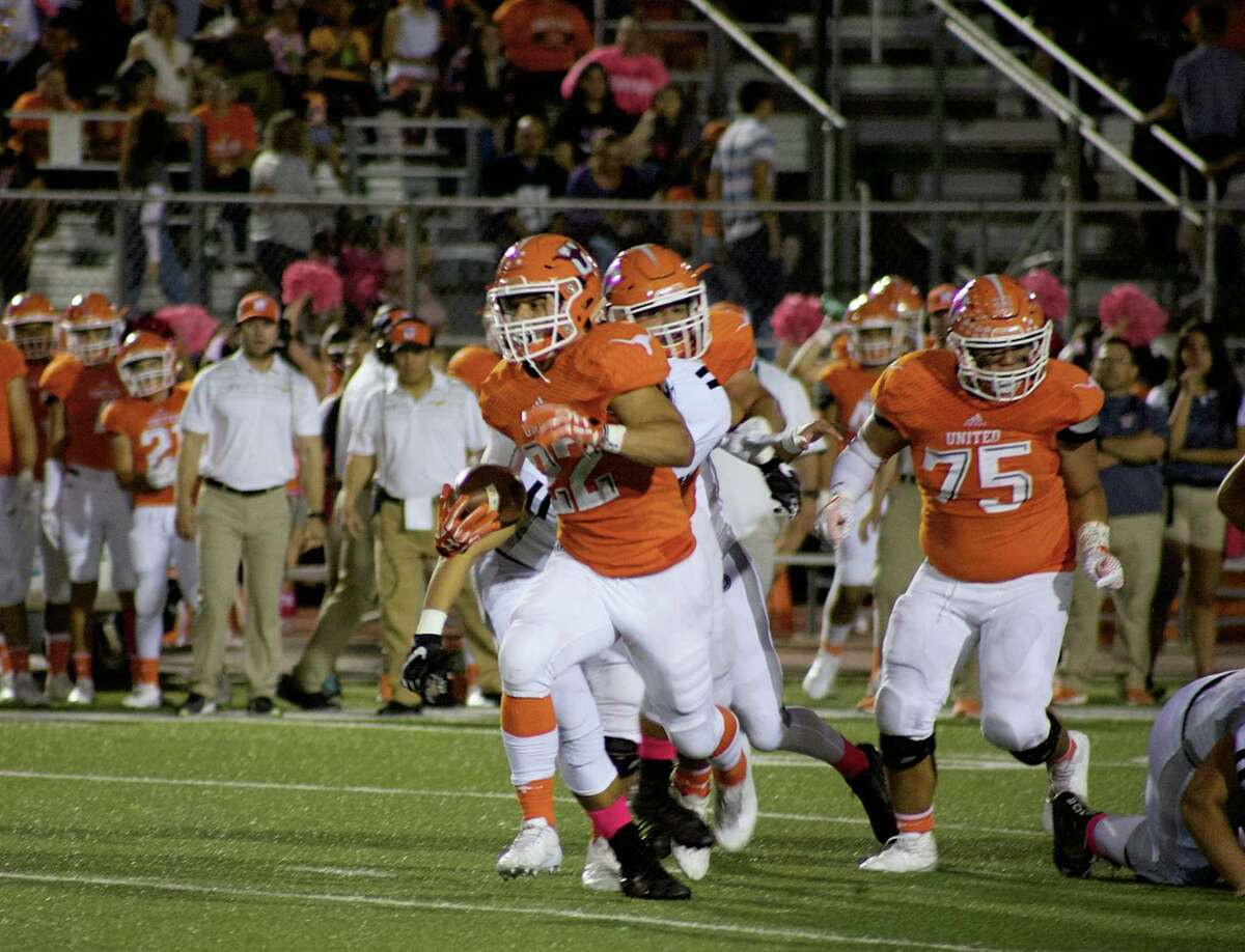 United running back Isaac Velazquez suffered a torn ACL Thursday in the Longhorns’ 40-14 win over Del Rio.