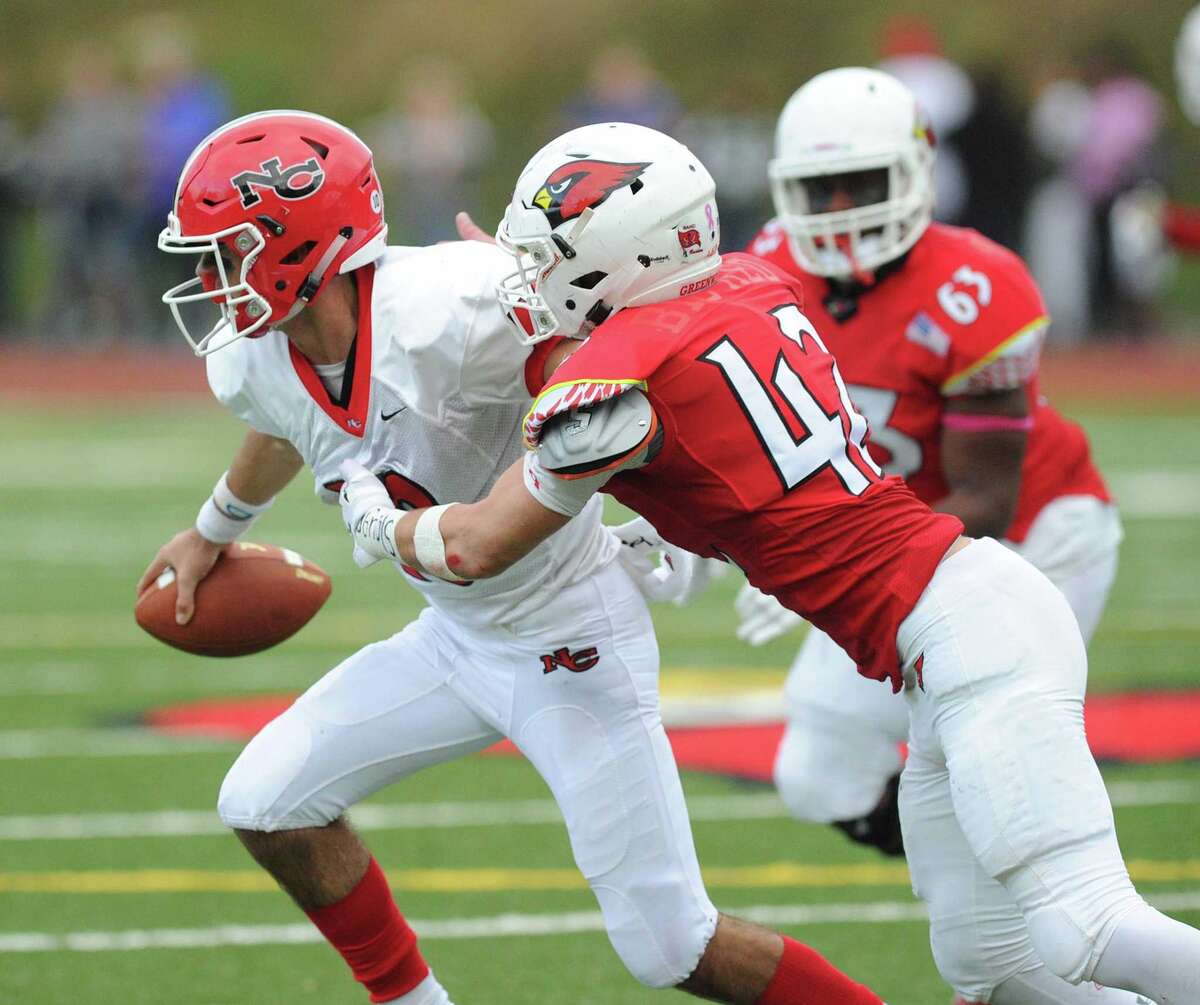 Greenwich football team beats rival New Canaan