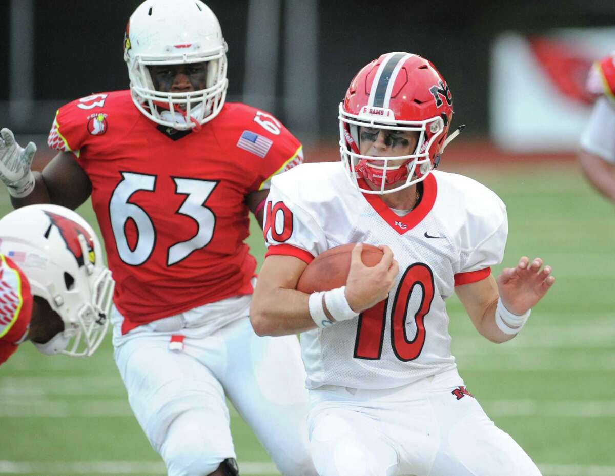 Greenwich football team beats rival New Canaan
