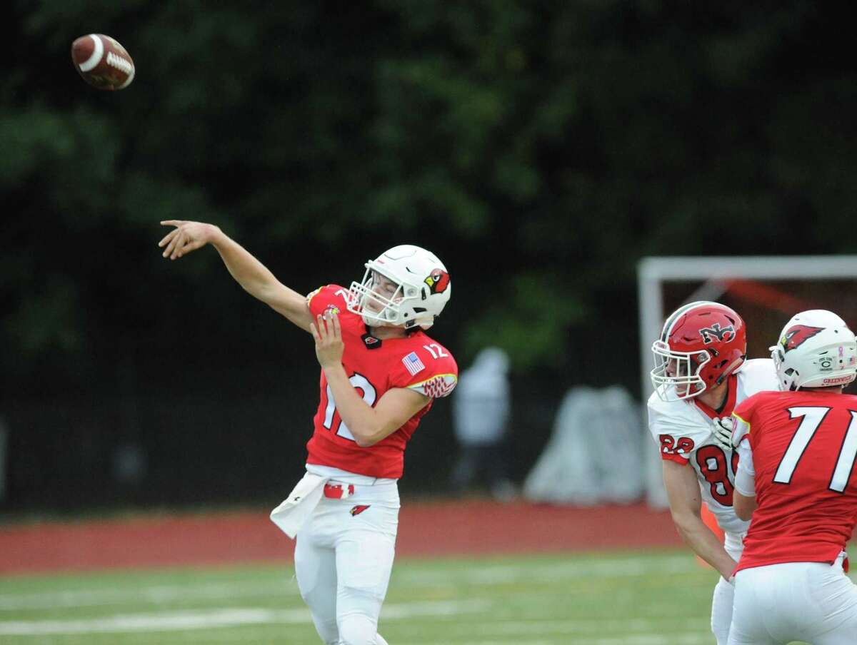 Greenwich football team beats rival New Canaan