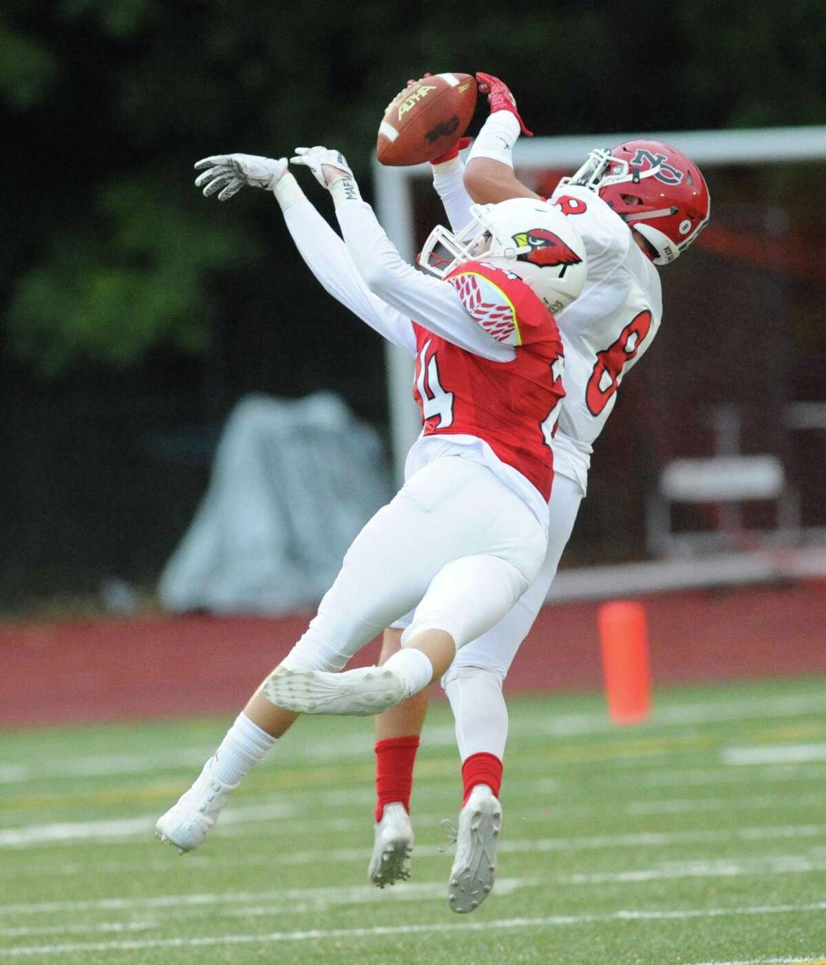 Greenwich football team beats rival New Canaan