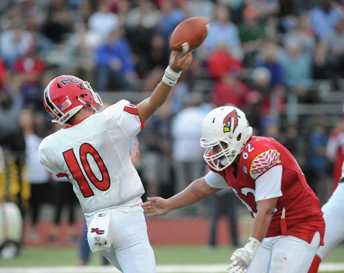 Greenwich football team beats rival New Canaan