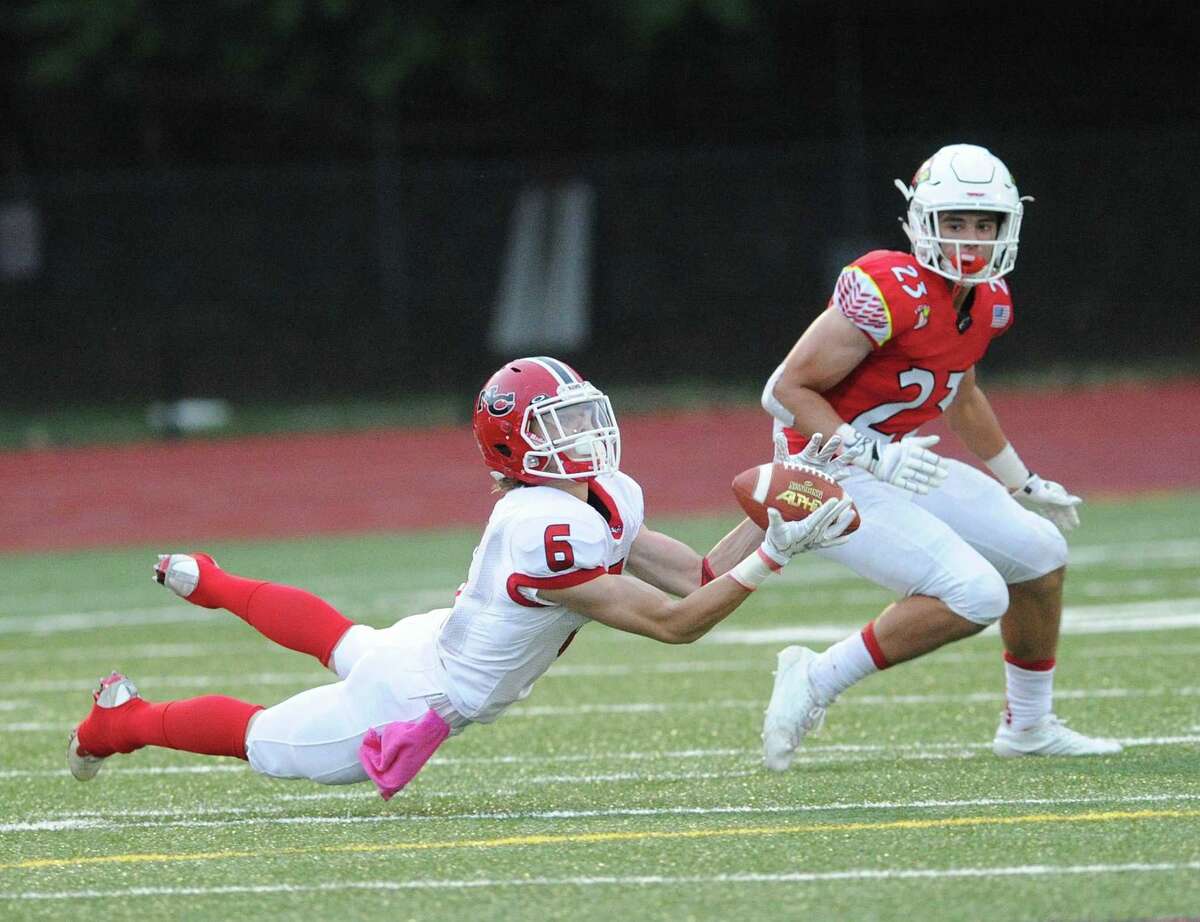 Greenwich football team beats rival New Canaan