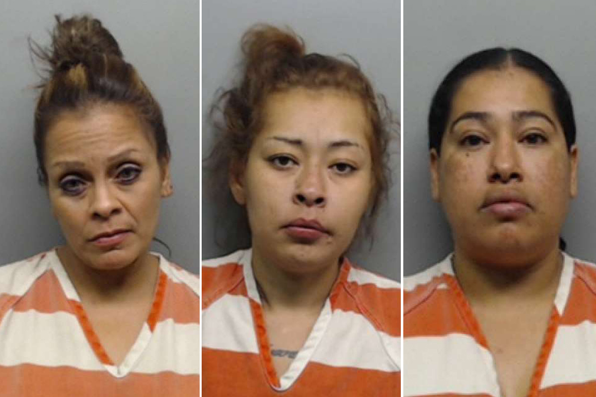 Female trio arrested, charged with assaulting woman in central Laredo.