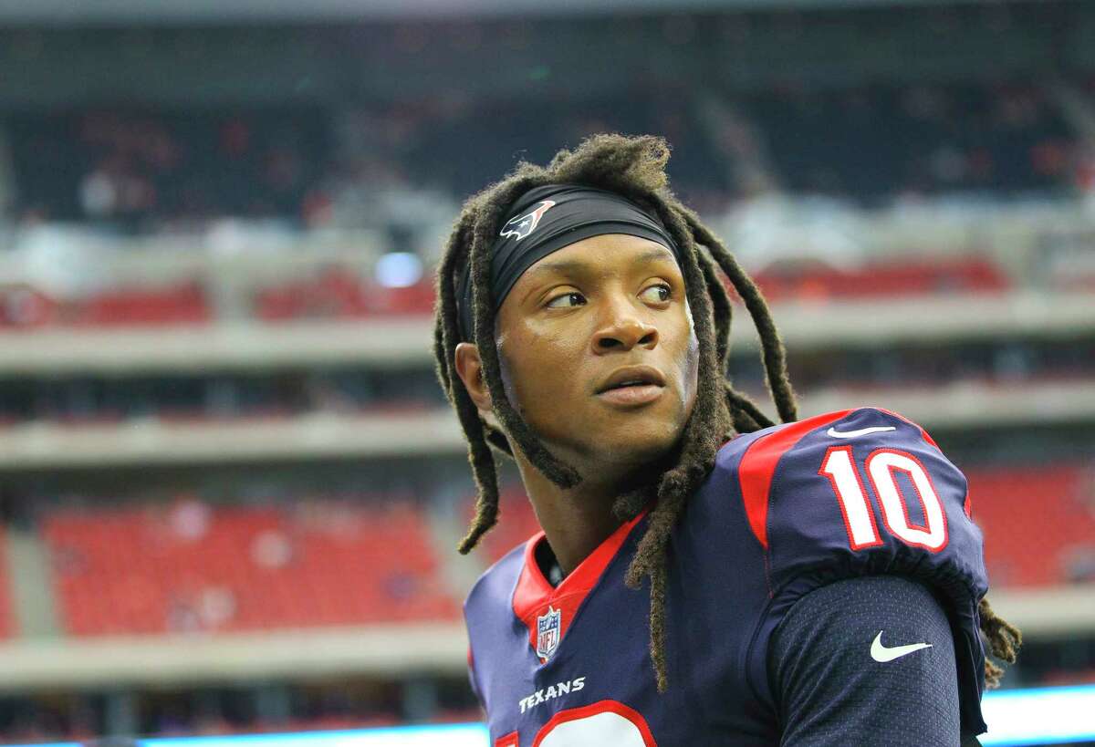 Texans wide receiver DeAndre Hopkins (10) missed practice on Friday to take a 'personal day.'