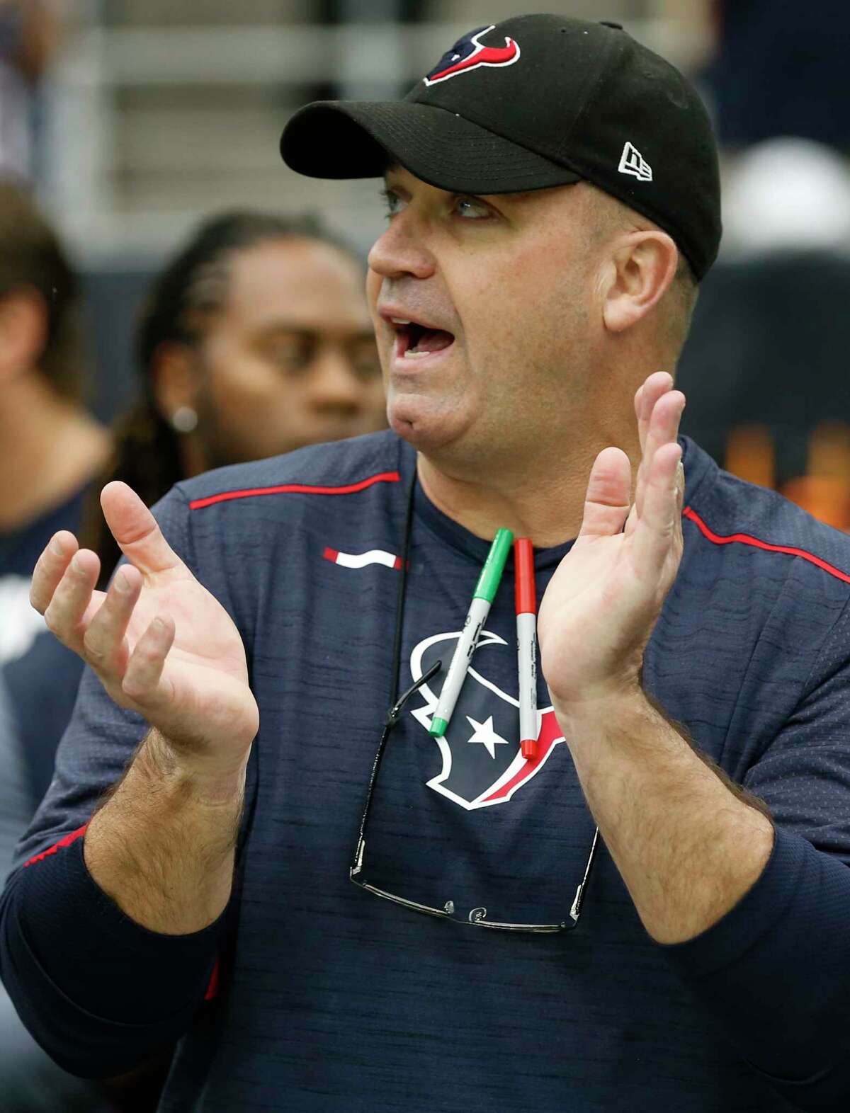 Texans head coach Bill O'Brien has been cheering on the Astros this season and regularly exchanges text messages with Astros manager A.J. Hinch.